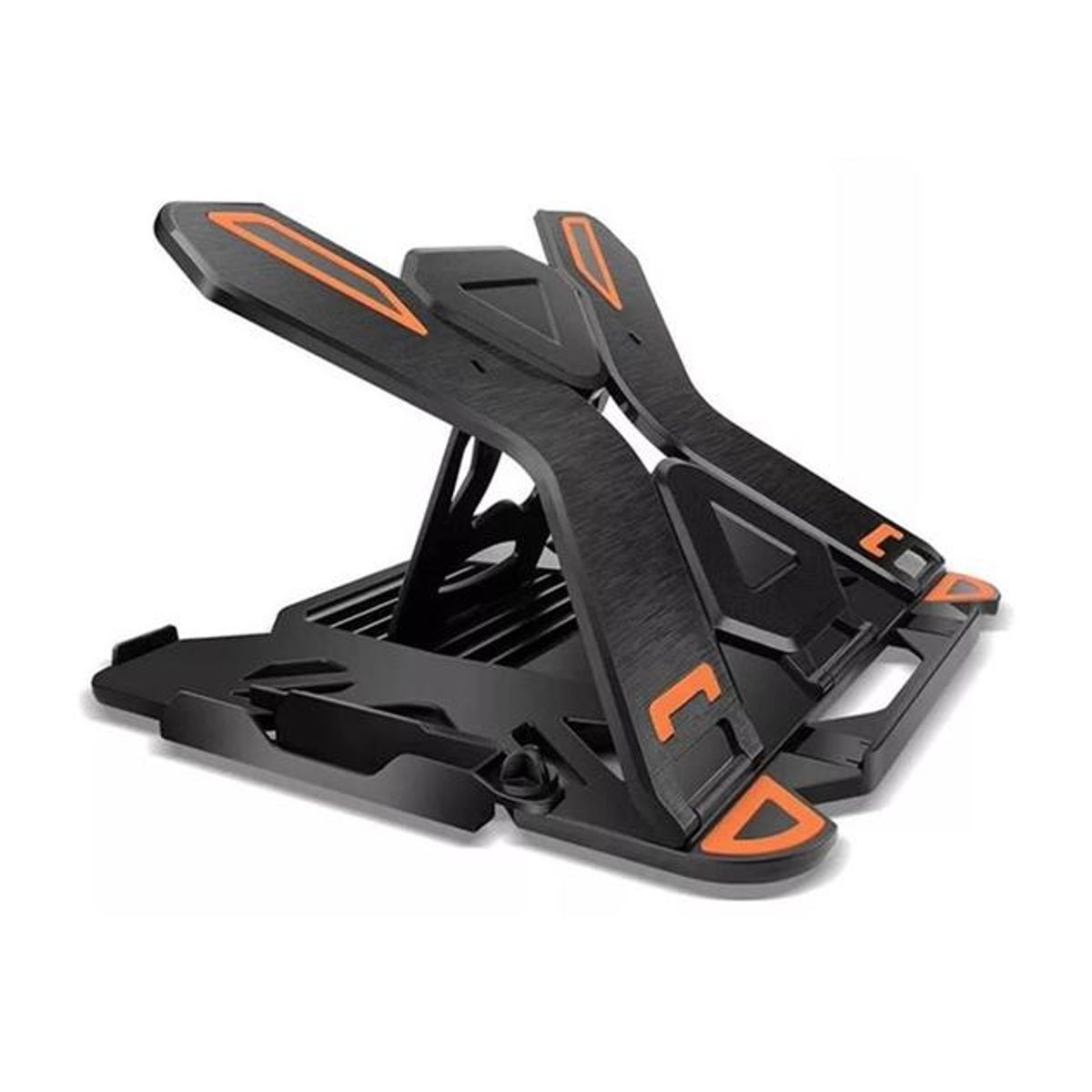 GENERICO - Soporte base notebook y celular ajustable hasta 17 pulgadas negro