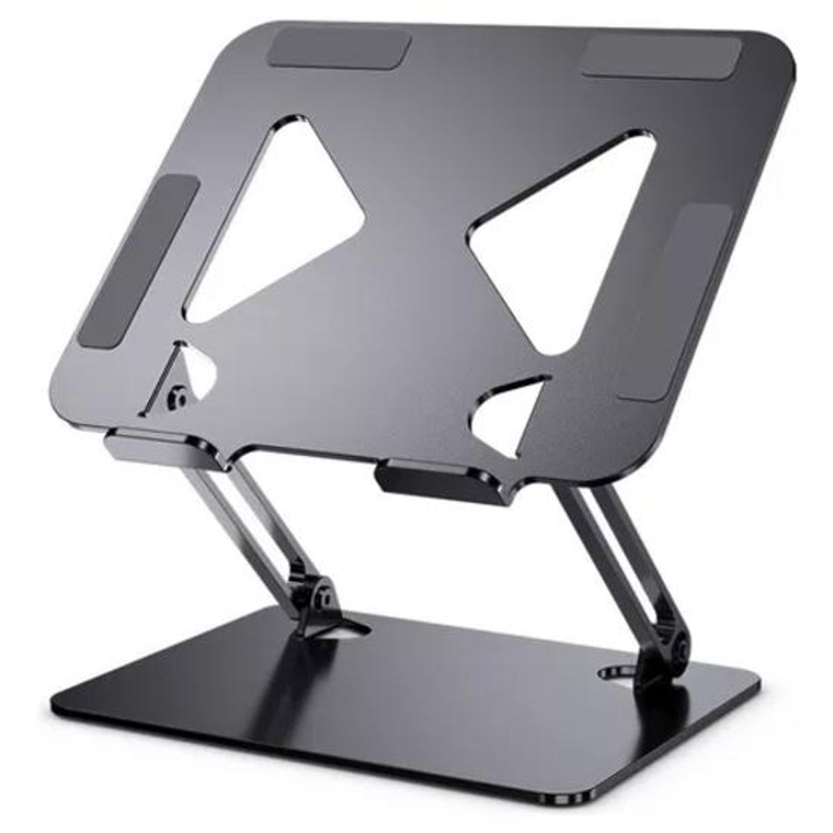GENERICO - Soporte portátil aluminio plegable soporta hasta 40kg negro