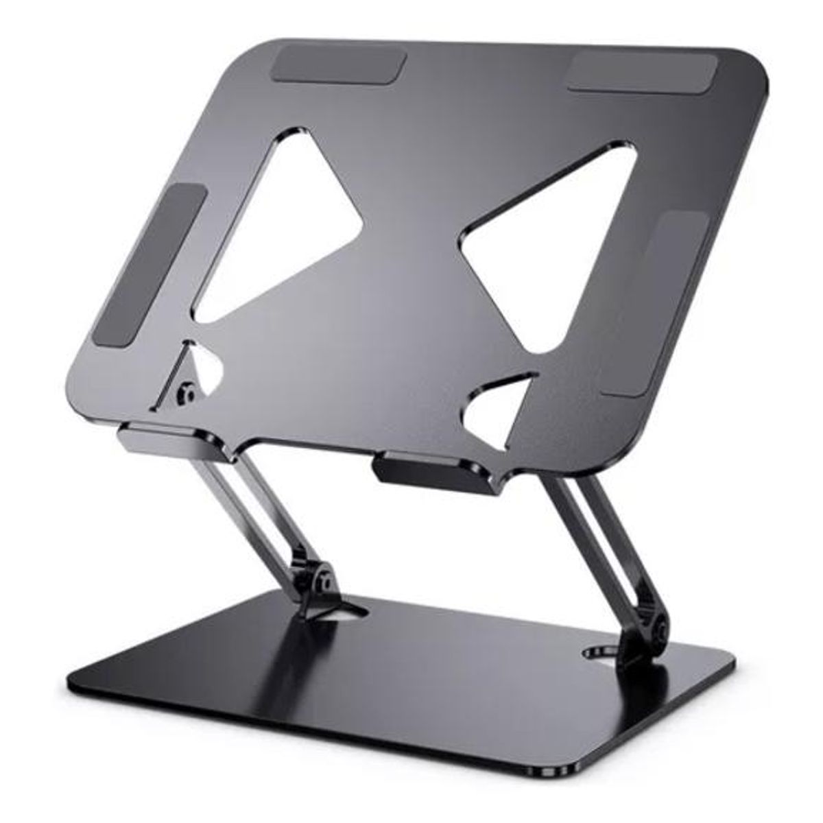 GENERICO - Soporte portátil aluminio plegable soporta hasta 40kg negro