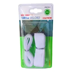 MOTARRO - Cinta Velcro Blanca De 2 cm X 70 cm