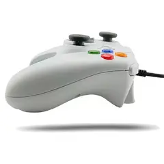 GENERICO - Control Alámbrico Cable De Xbox 360 PC USB Blanco