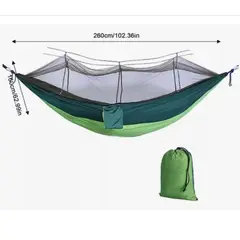 OFERTABKN - Hamaca Portátil Con Mosquitero Para Camping Aire Libre