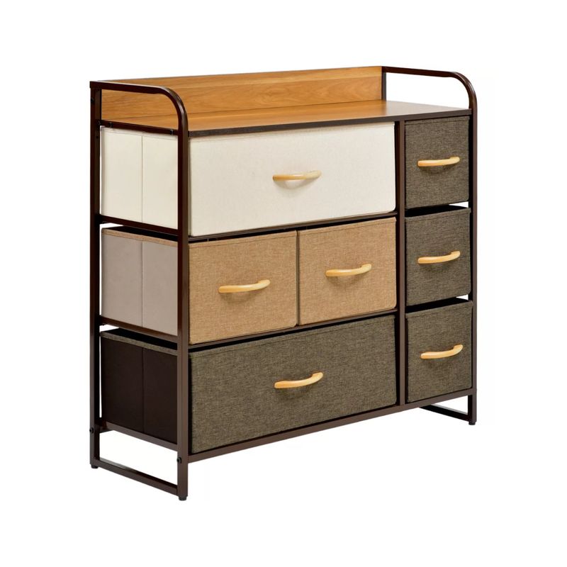 IMPORTCLICK - Mueble Organizador Cómoda 7 Cajones 80x315x79 CM