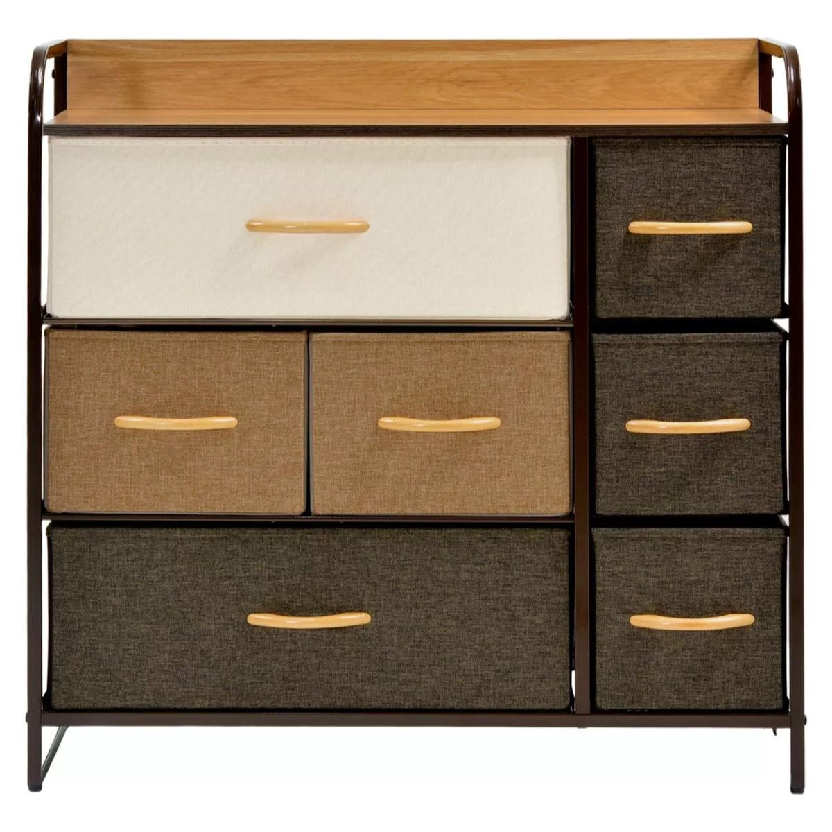 IMPORTCLICK - Mueble Organizador Cómoda 7 Cajones 80x315x79 CM