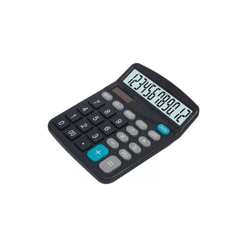 IRM - Calculadora 12 Dígitos Portátil De Escritorio Números Grande