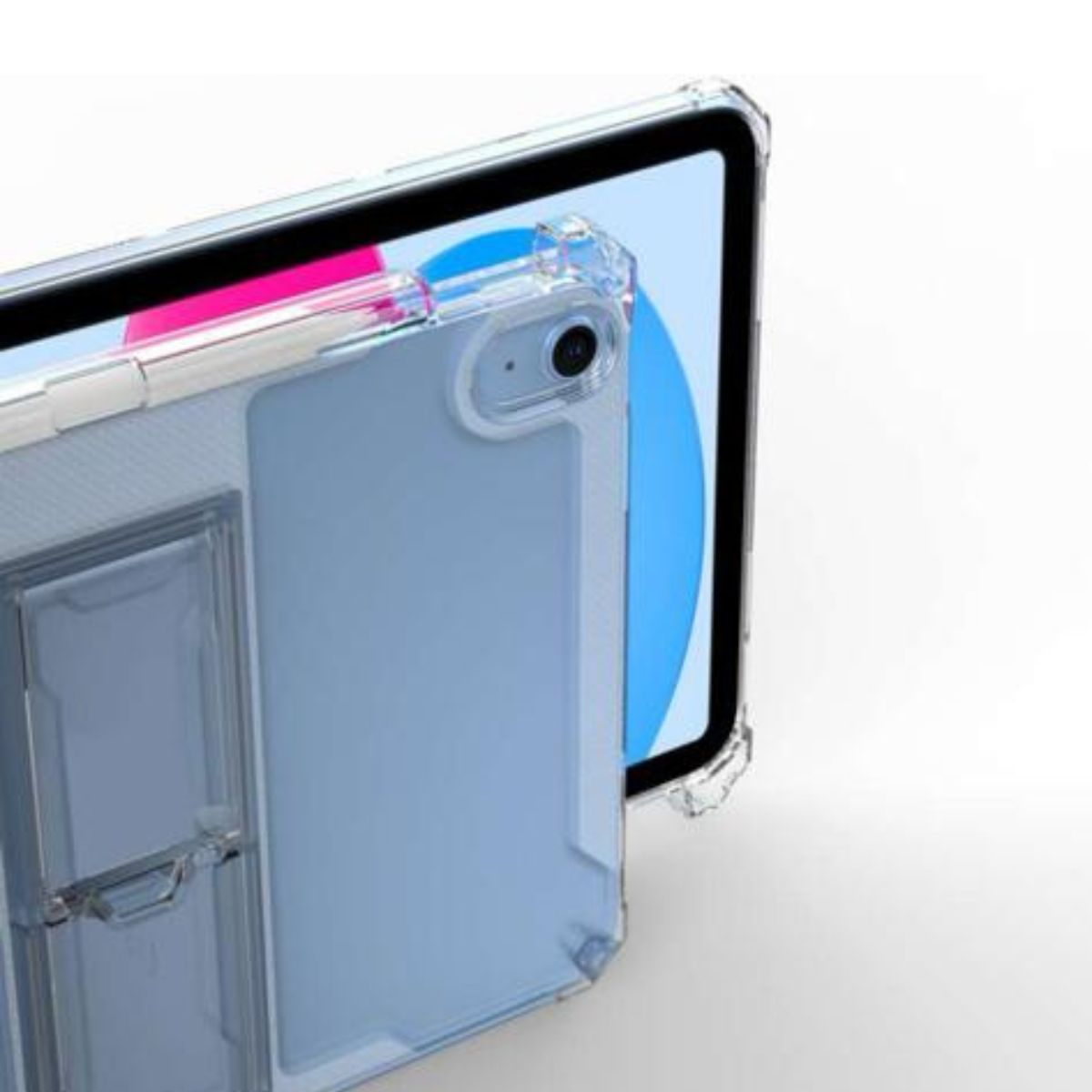 GENERICO - Carcasa Transparente Soporte Ranura Para iPad A16 11th Gene