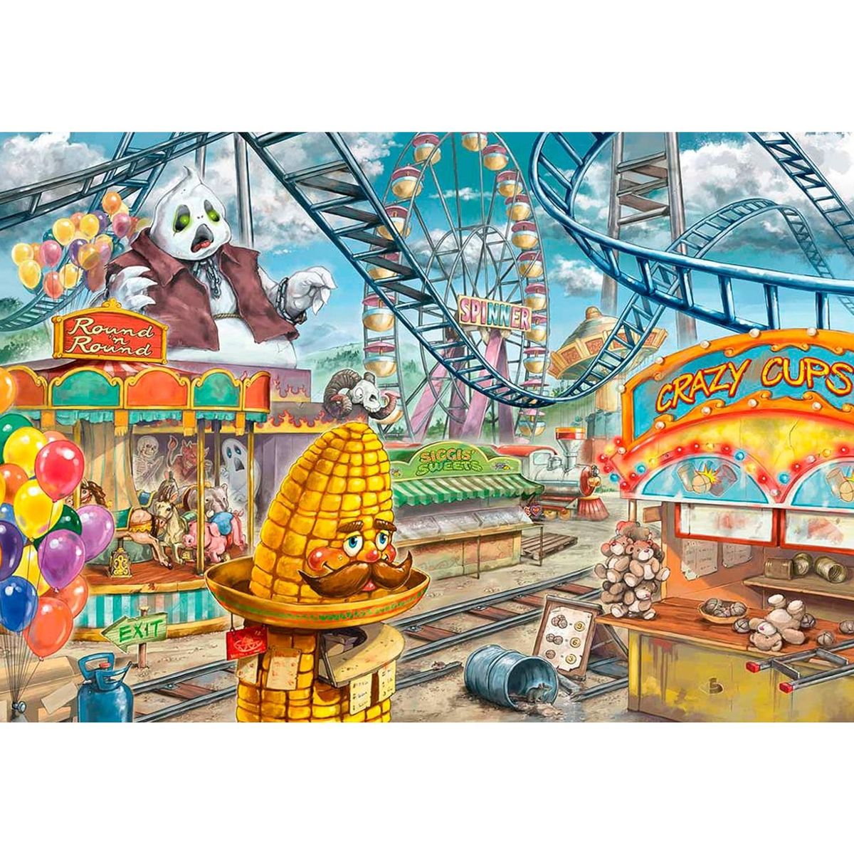 RAVENSBURGER - Puzle Escape Kids Parque de Atracciones