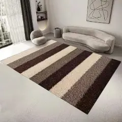 ANGELES DEL HOGAR - ALFOMBRA LISA CON DISEÑO EN 3D 200X240CM