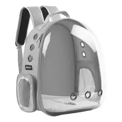 IMPORTCLICK - Mochila Bolso Transportes Transparente Mascotas - Gris
