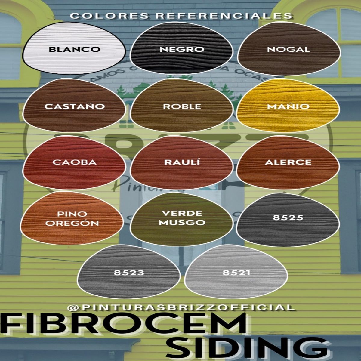 BAUM - Galon Fibrocem Siding Castaño  BRIZZ