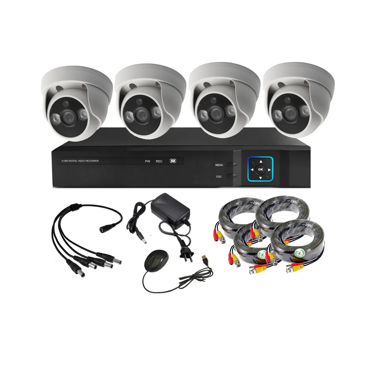 VIPA - Kit 4 Cámaras Seguridad Interior I40L