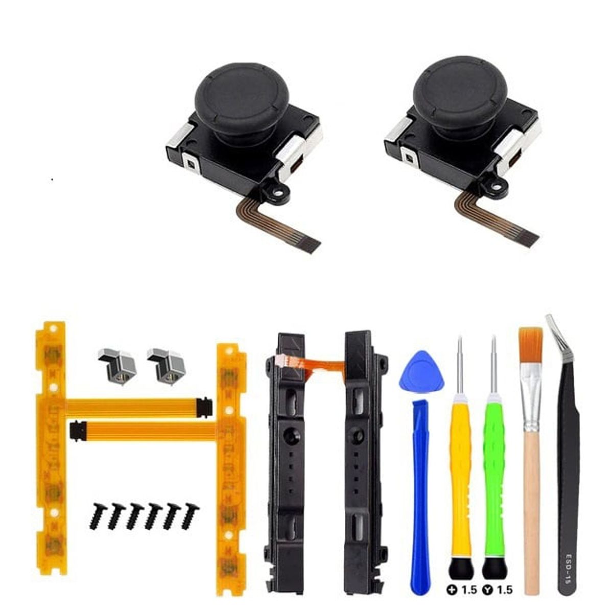 GENERICO - Kit Full Repuesto Joycon Compatible Con Nintendo Switch