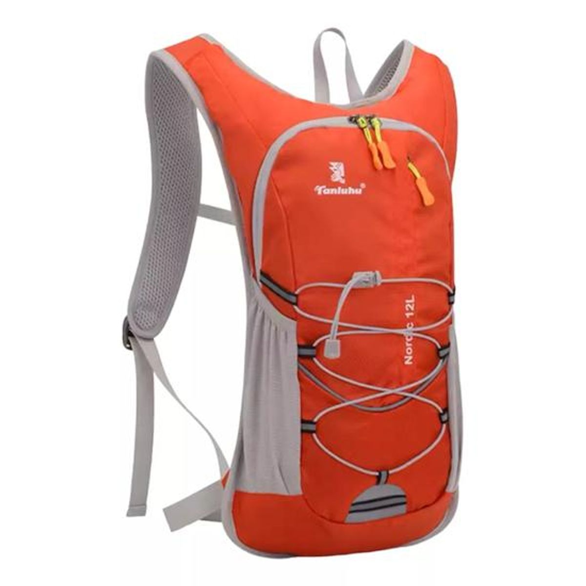 GENERICO - Mochila hidratación + bolsa de agua color rojo