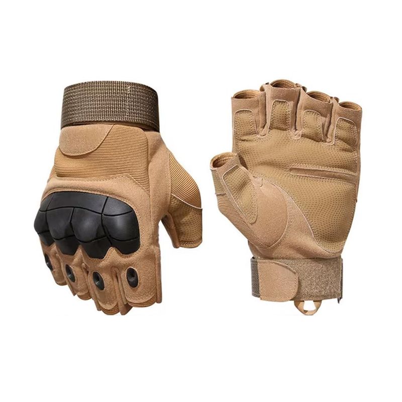 GENERICO - GUANTES MEDIO DEDO CON PROTECCION NUDILLO
