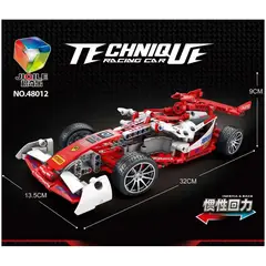STARTECHOFFICE - Kit de Bloques Auto Deportivo F1 Coleccionable de 488 piezas