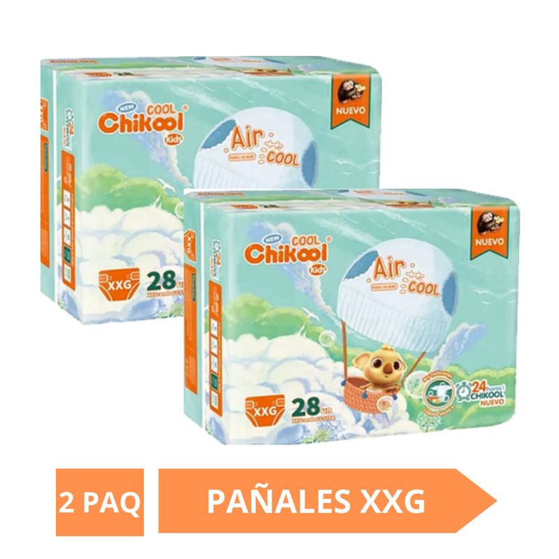 GENERICO - Pañales Chikool Cool Talla Xxg 56Unid