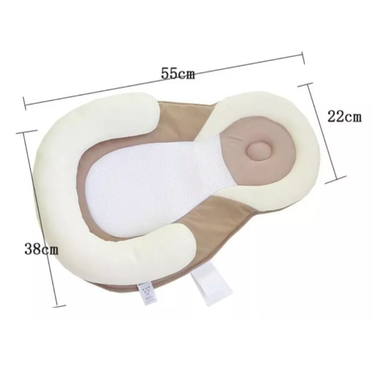 GENERICO - Protector De Cabeza Portátil Almohada  Apoyo de Bebés marron