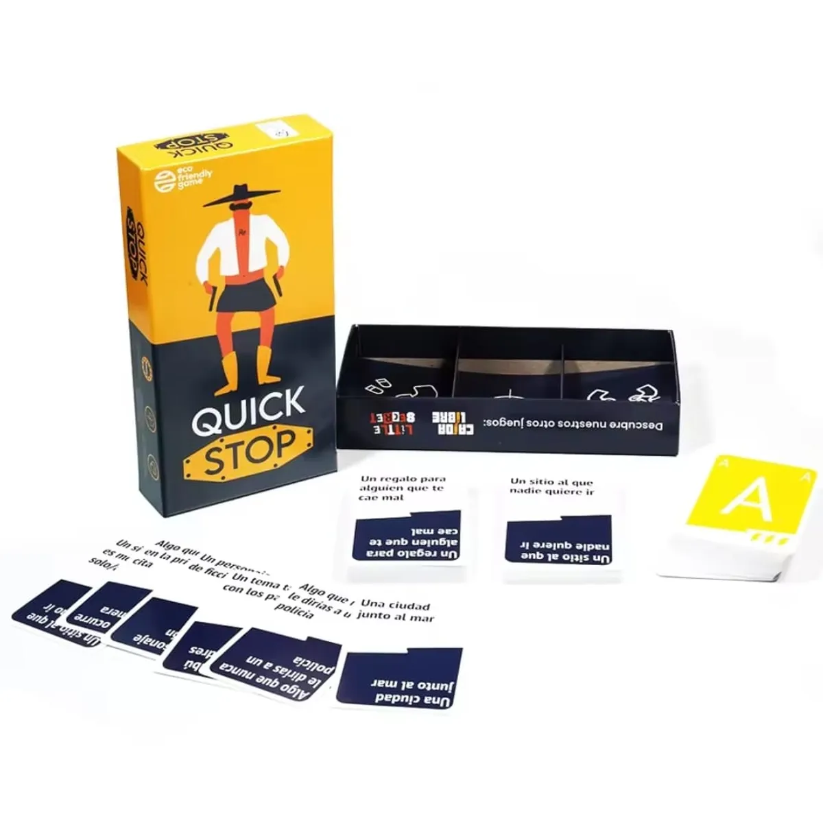 GENERICO - Quick Stop Juego De Mesa en Español Dinamico FamiliarAmigos