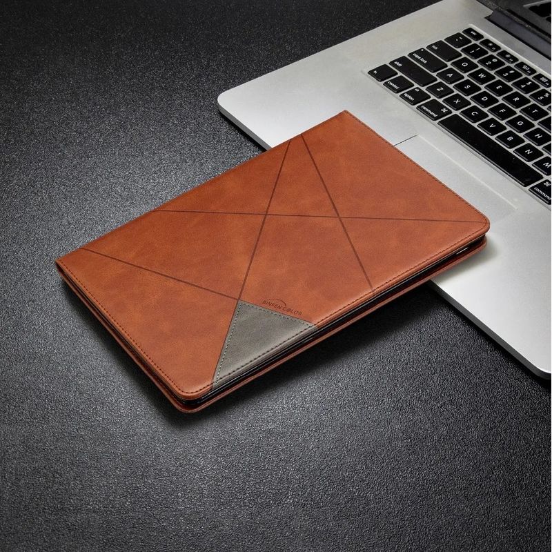 GENERICO - FUNDA Eco-Cuero Café Para IPAD 10.2