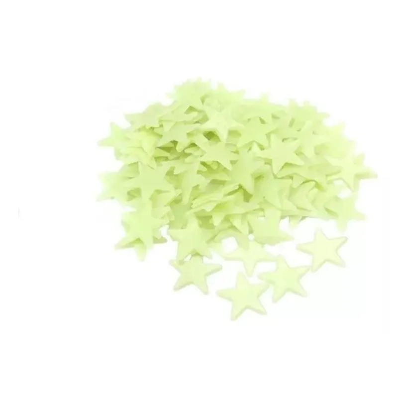 GENERICO - Pegatina Fluorescente De Pared Con Estrellas En 3d Que Brill