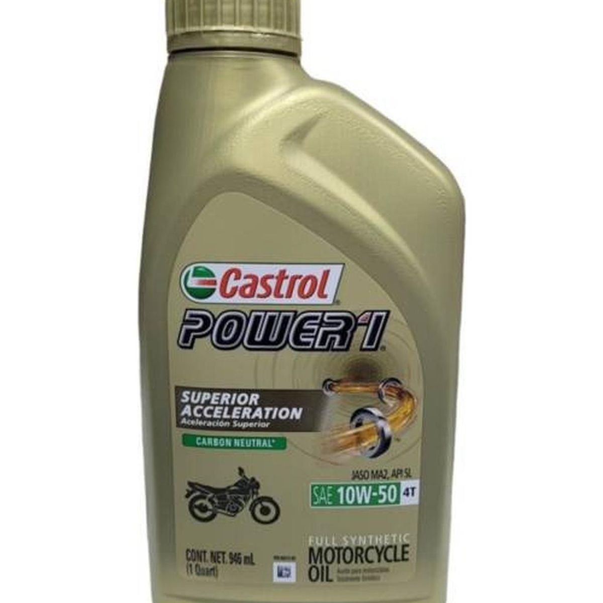 CASTROL - Aceite De Moto Castrol 10w 50 Full Sintetico 4t 1l Original