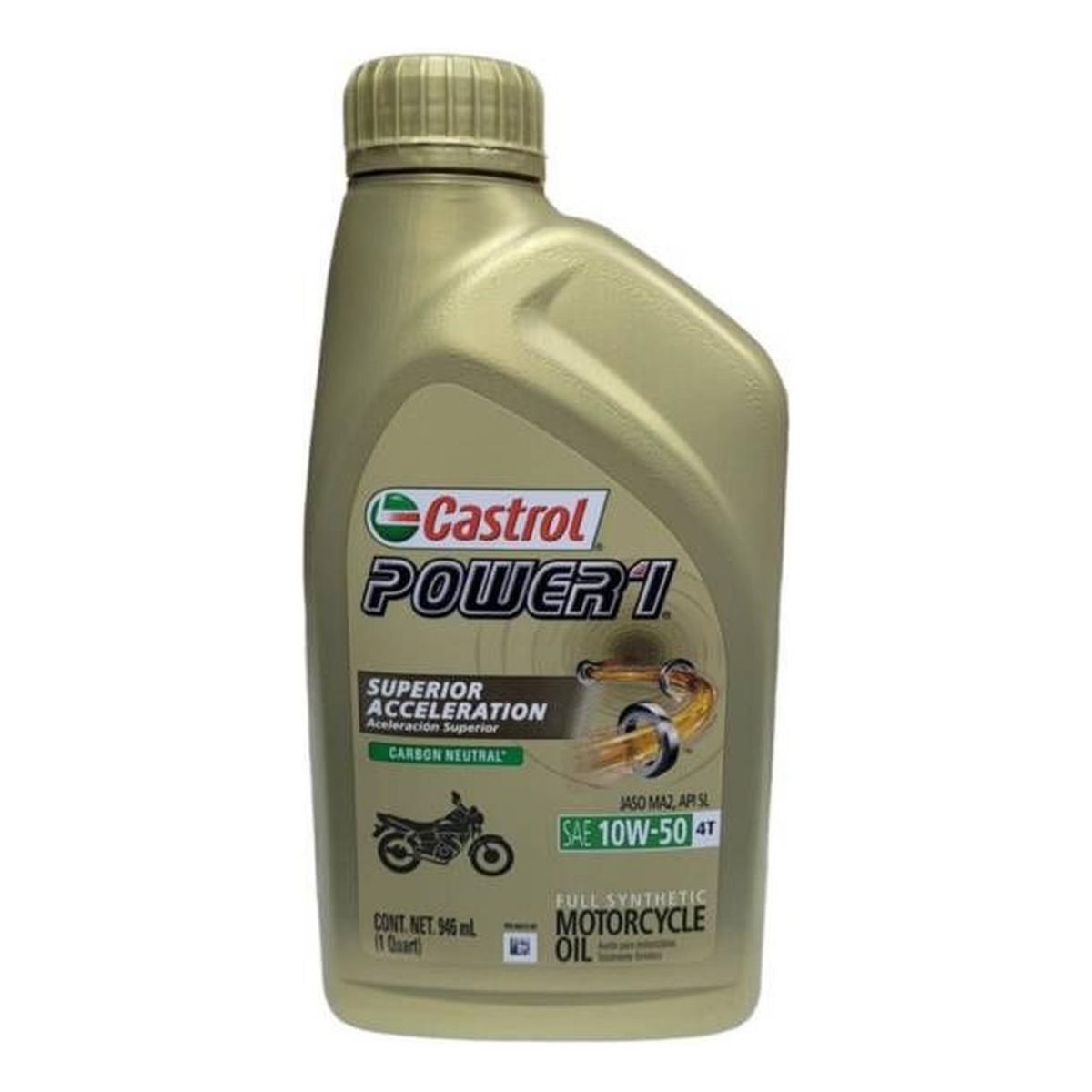 CASTROL - Aceite De Moto Castrol 10w 50 Full Sintetico 4t 1l Original