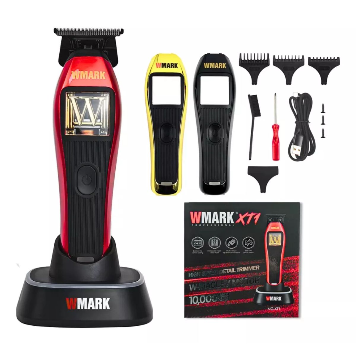 WMARK - Maquina Trimmer WMARK NG-XT1 Motor Vector Magnético 10000RPM