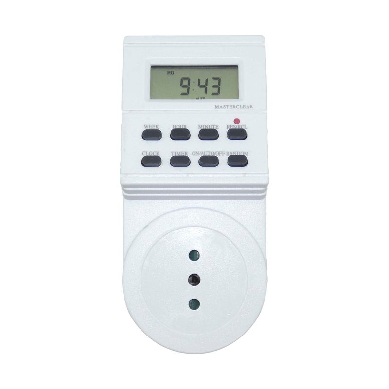 MACROTEL - Temporizador Digital eléctrico Macrotel - Diario  Semana