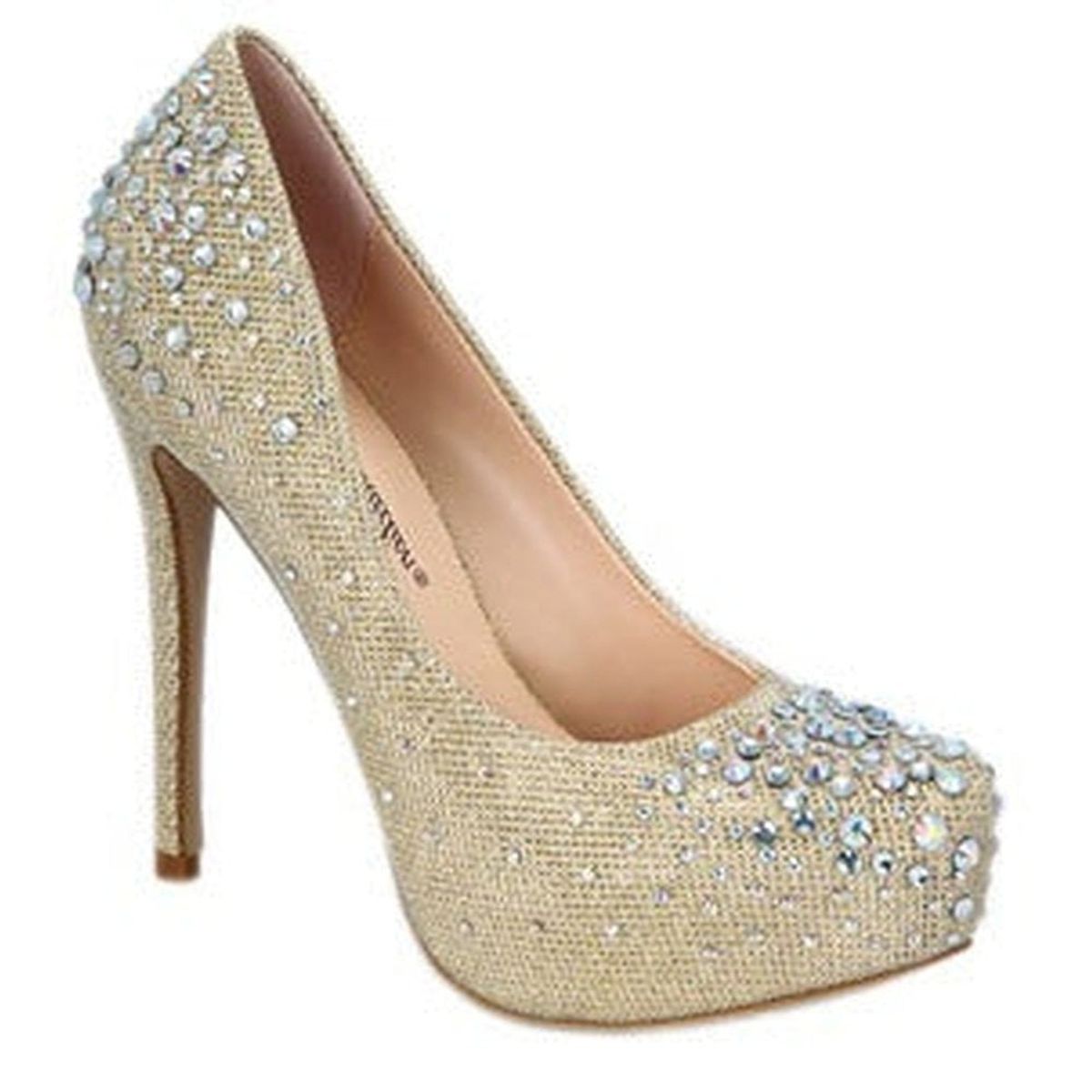 UNIQUE - ZAPATO TACO ALTO VINCI-15A DORADO - Dorado