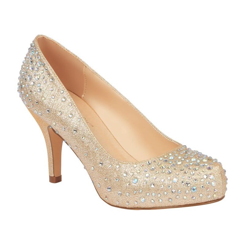 UNIQUE - ZAPATOS TACO ALTO ROMA1 DORADO - Dorado