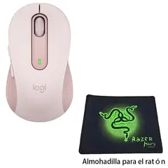 LOGITECH - Mouse M650 Wireless Logitech-Rosa+Mousepad