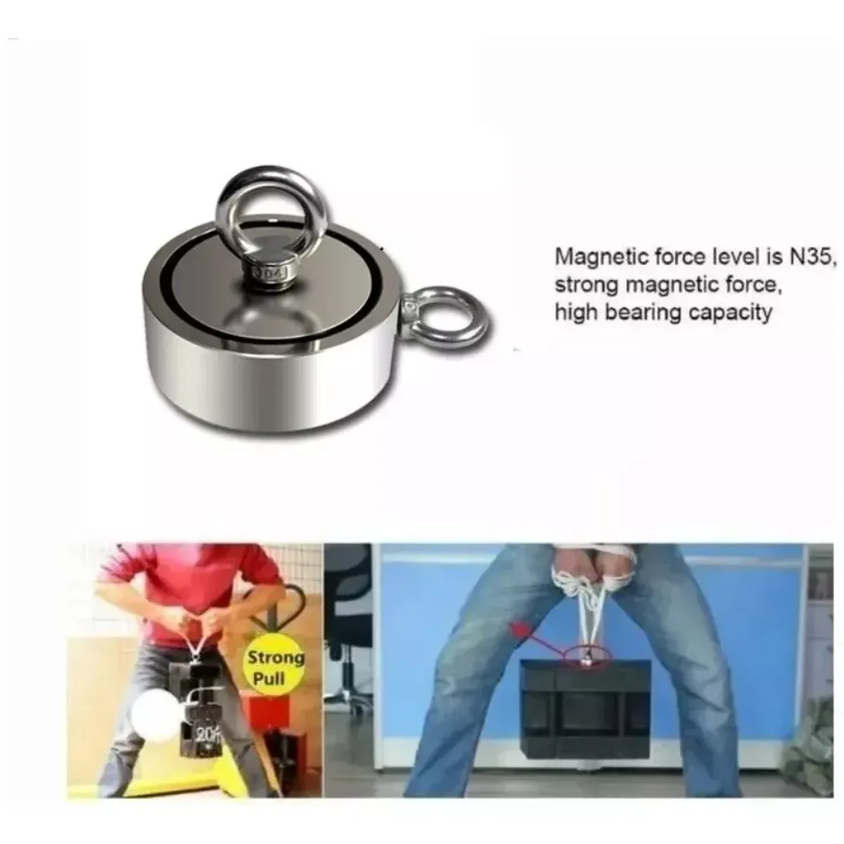 GENERICO - Fuerte Potente Y Redondo Imanes Cilíndricos De Neodimio