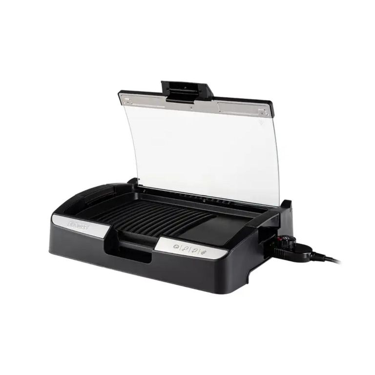 THOMAS Parrilla Electrica Tapa De Vidrio 1800W 225°C TH-224