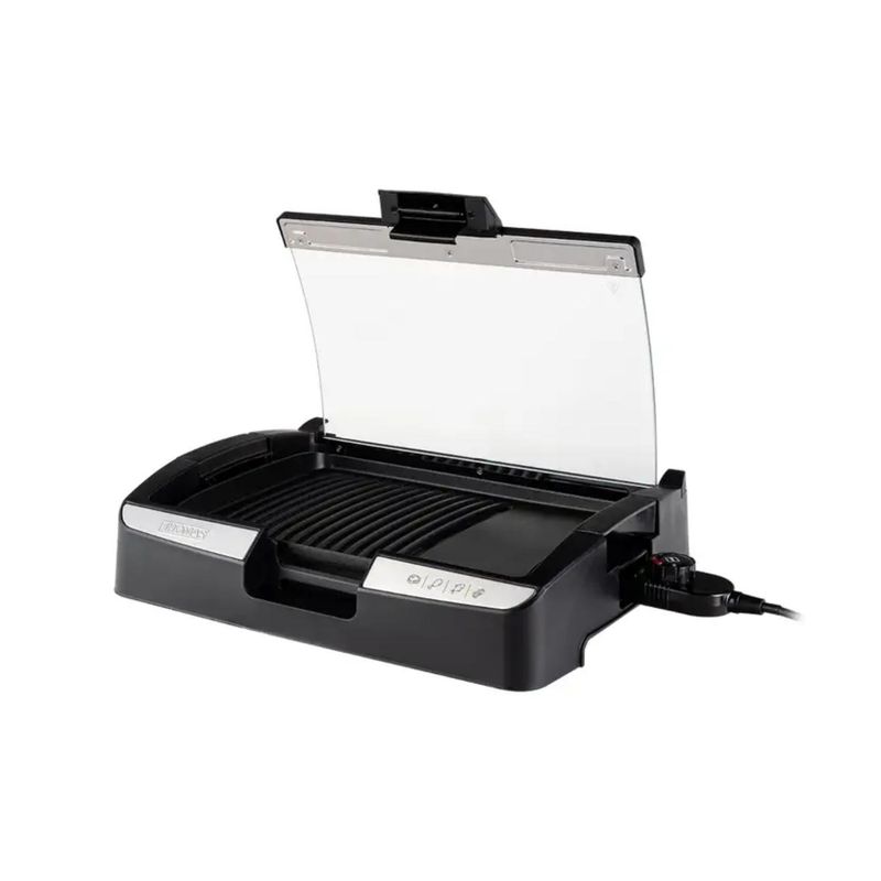 THOMAS - Parrilla Electrica Tapa De Vidrio 1800W 225°C TH-224 Thomas