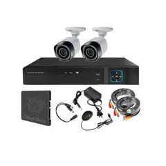 VIPA - Kit 2 Cámaras Seguridad Exterior con Disco Duro E22LDD