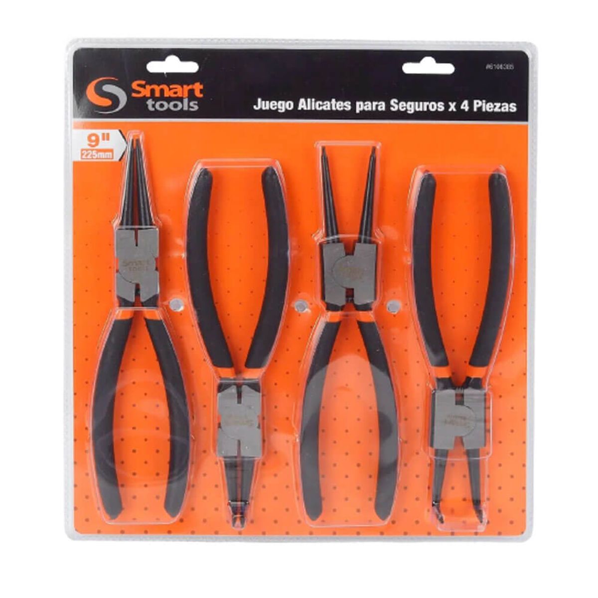 SMART TOOLS - Juego de Alicates Seguros Seeger Smart Tools 9 - 4 Piezas