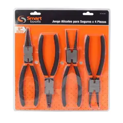 SMART TOOLS - Juego de Alicates Seguros Seeger 9 - 4 Piezas