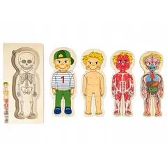 GENERICO - Puzzle cuerpo humano NIÑO