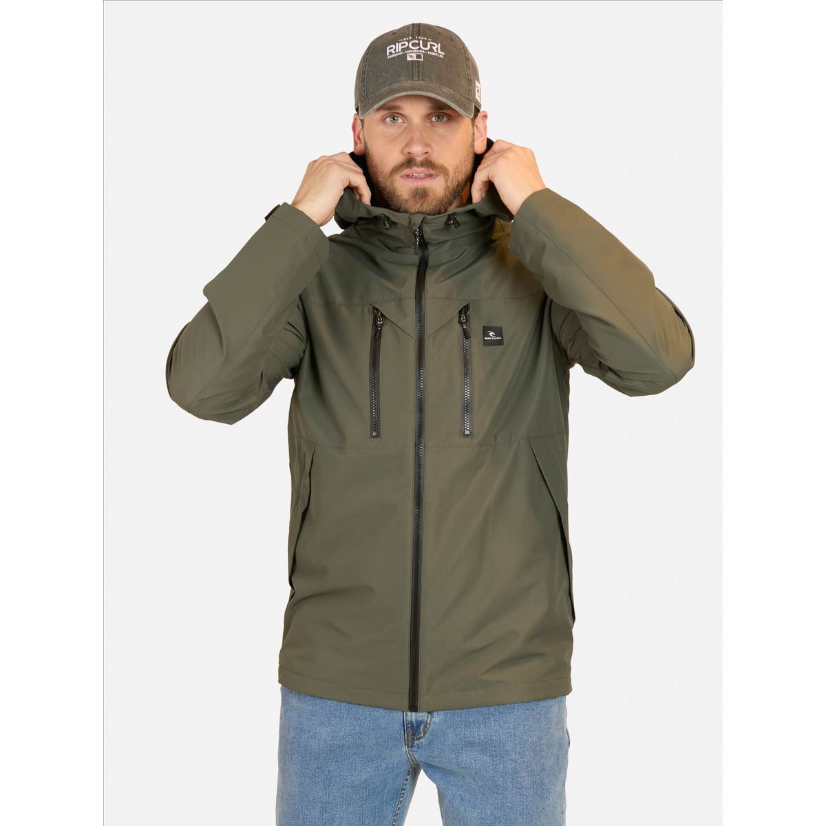 RIP CURL - Cortaviento RC Force Verde Hombre Rip Curl - Verde