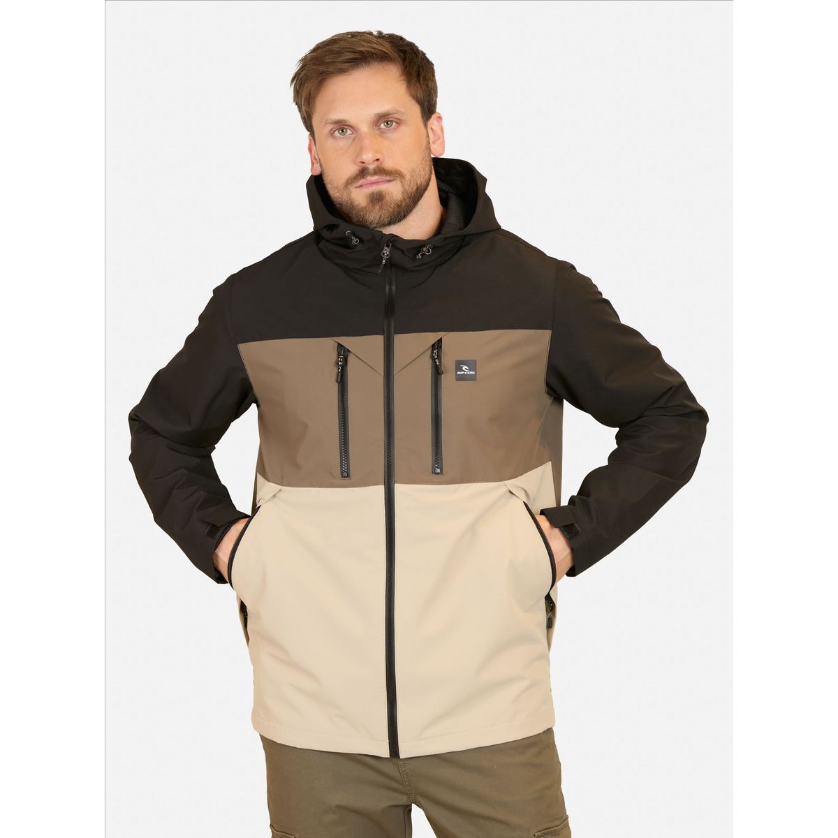 RIP CURL - Cortaviento RC Dark Rock Café Hombre Rip Curl - Café