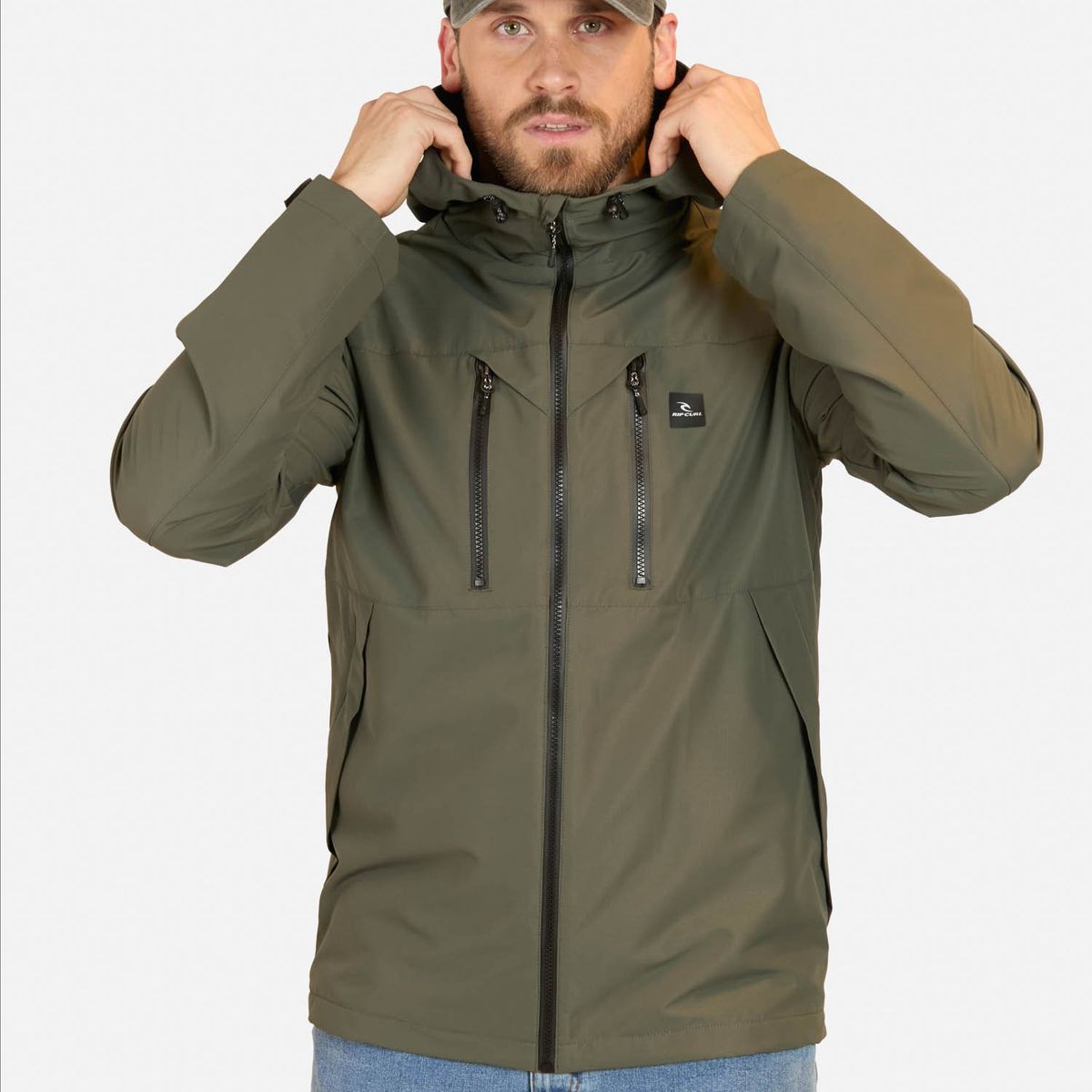 RIP CURL - Cortaviento RC Force Verde Hombre Rip Curl - Verde