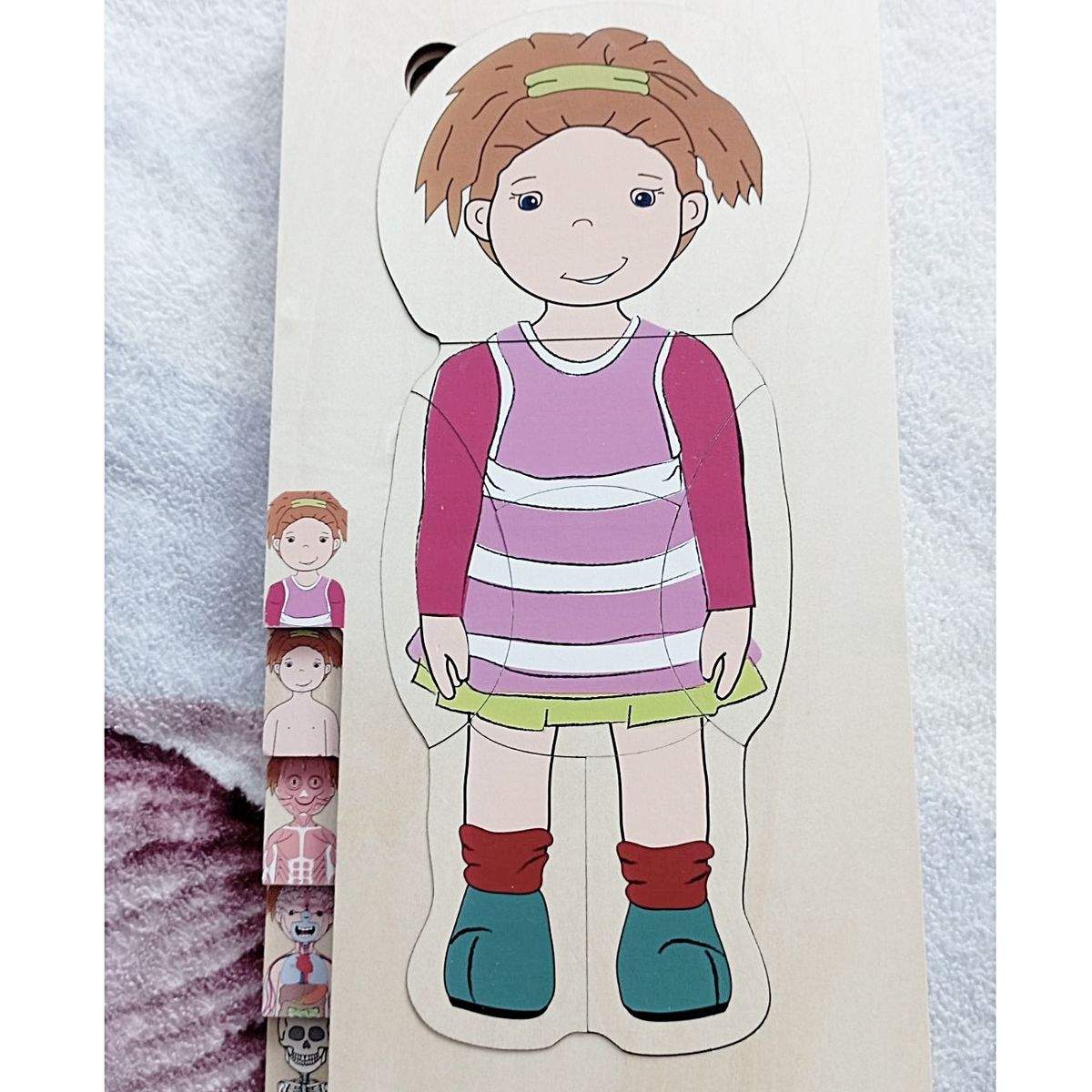 GENERICO - Puzzle cuerpo humano NIÑA