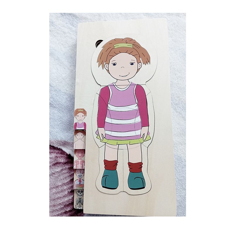 GENERICO - Puzzle cuerpo humano NIÑA