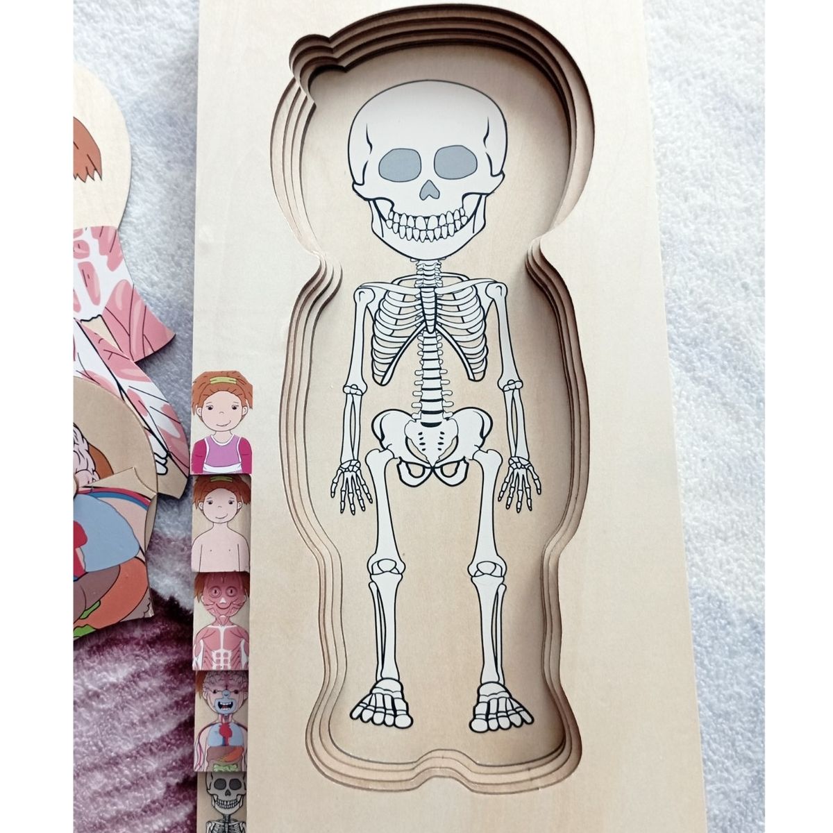 GENERICO - Puzzle cuerpo humano NIÑA