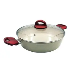 OEM - Olla Arrocera Marmoleada 26cm 4800ml Antiadherente Arte Andino