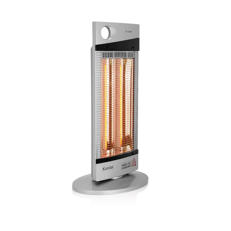KENDAL - Estufa de Fibra De Carbono Plateado NSB-120-k5