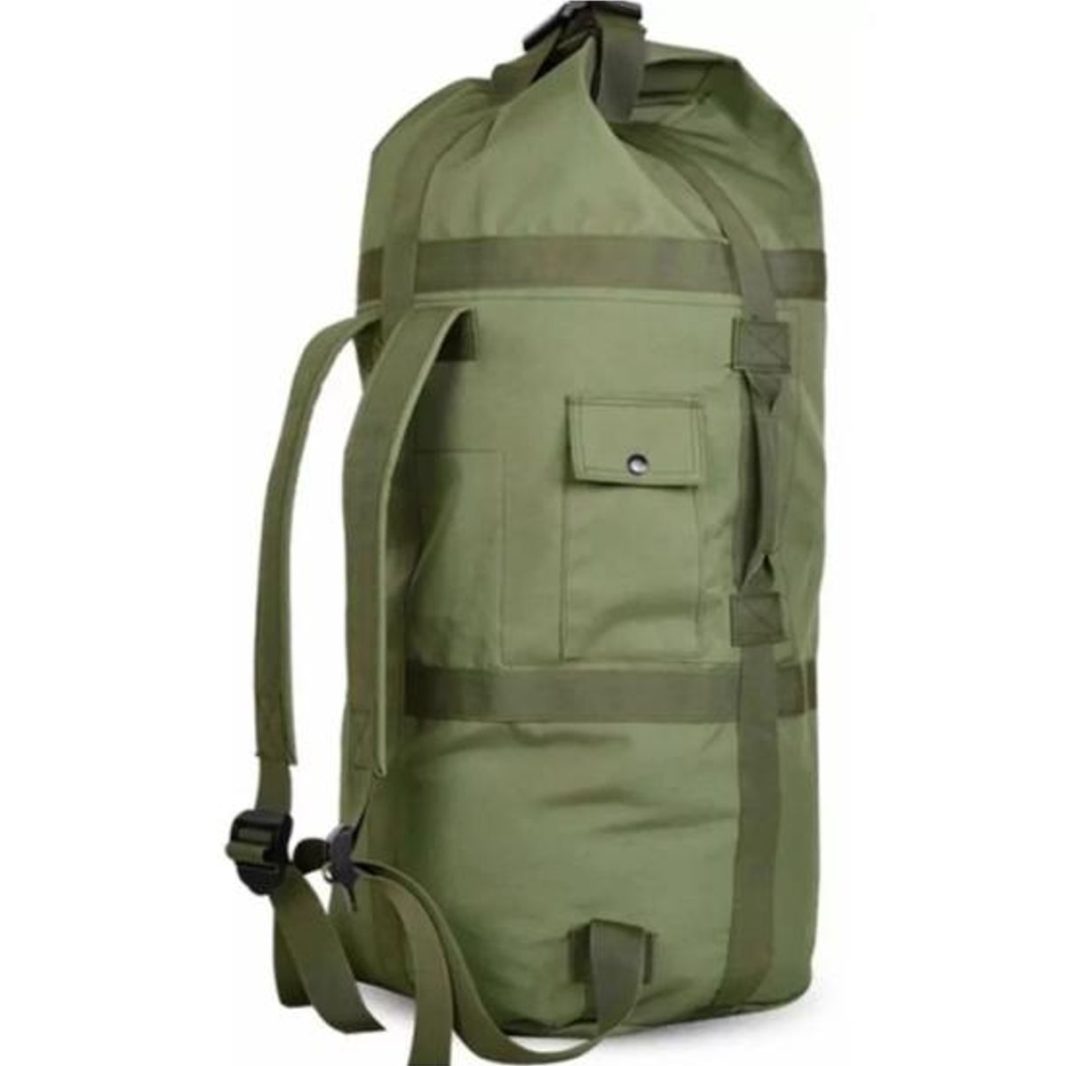 GENERICO - Bolso saco ropero táctico militar camping 90L verde