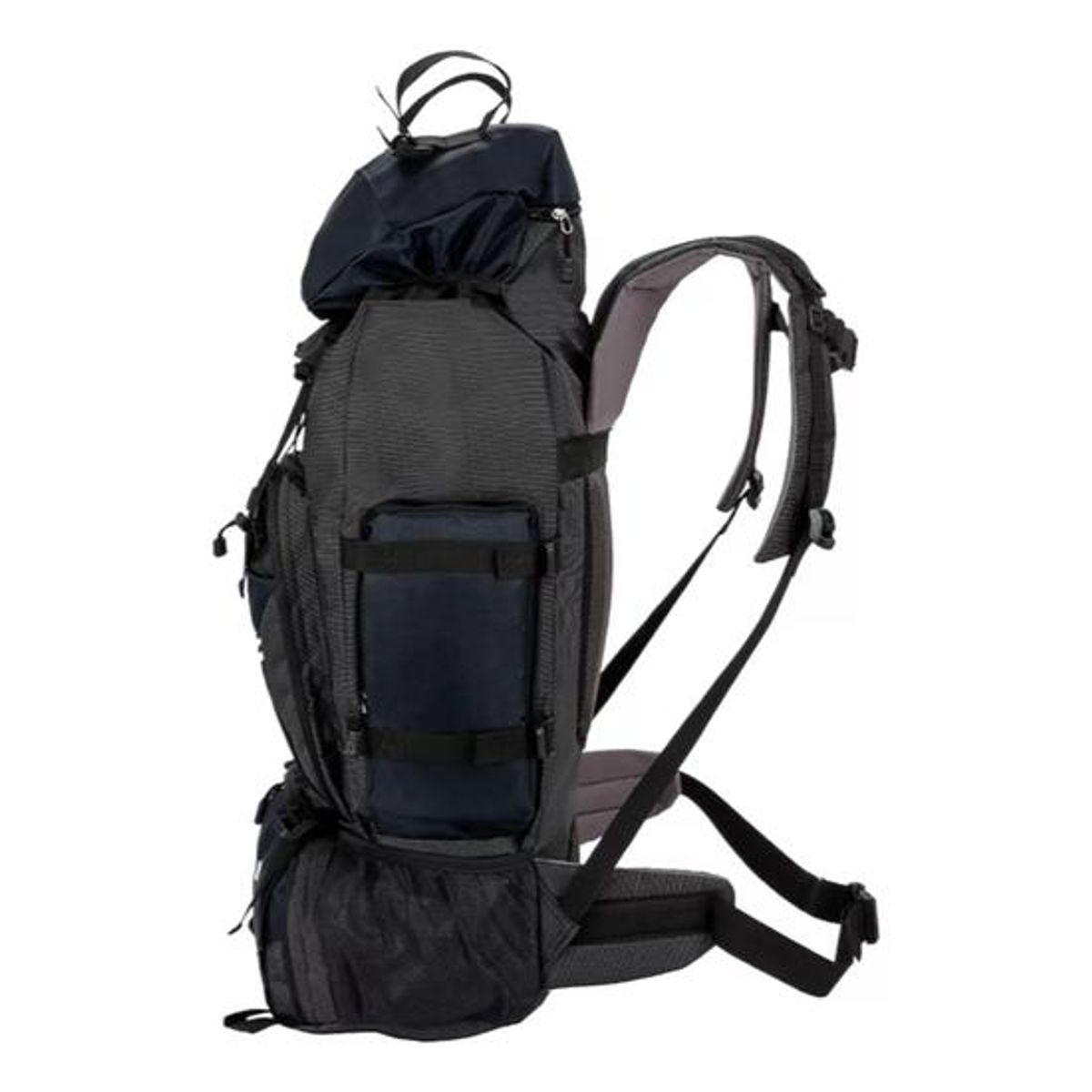 GENERICO - Mochila 90L para camping color negro