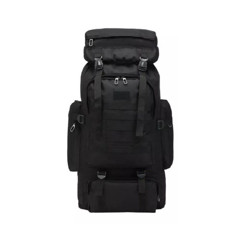 GENERICO - Mochila de campaña 80L color negro