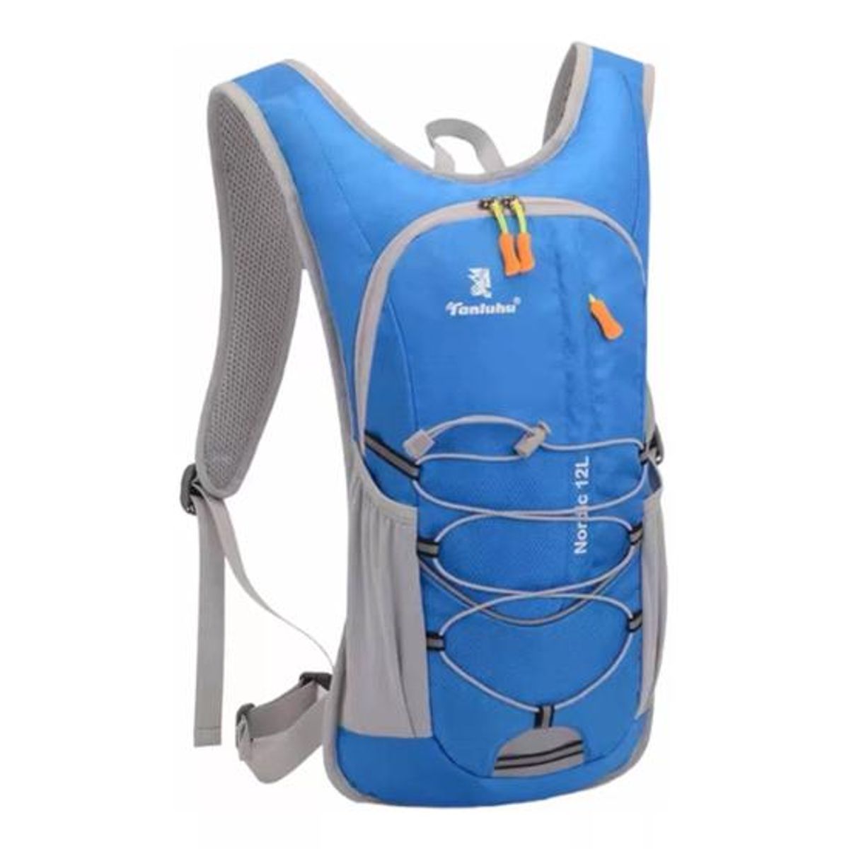 GENERICO - Mochila hidratación + bolsa de agua color azul